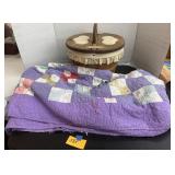 Quilt, picnic basket
