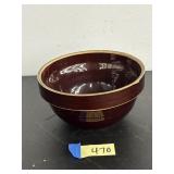 Yelloware crock bowl