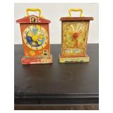 Fisher price teaching clocks