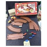 Railroad set, small steel vehicles