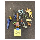Toy people, animals
