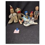 Dolls, puppets, animals