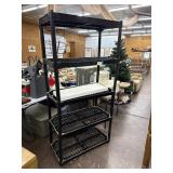 Plastic shelf unit