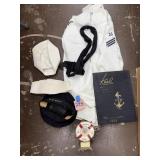 Naval uniform and book