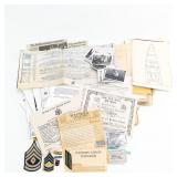 Rare WW2 USN Submariner/ Korea KIA papers