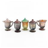 Carnival Glass: Westmoreland 5-Pc Lot