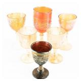 Carnival Glass: Drinkware 6-Pc Lot