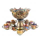 Carnival Northwood Peacock @ Fountain 11-Pc Set