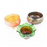 Carnival Glass: Fenton 3-Pc Lot
