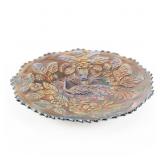Carnival Glass: Fenton Peacock and Urn Plate