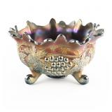 Carnival Fenton Grape & Cable Large Fruit Bowl
