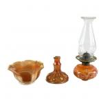 Carnival Glass Imperial: 2-Pc Lot
