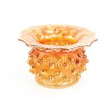 Carnival GlassMillersburg Swirled Hobnail Spittoon
