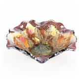 Carnival Millersburg Nesting Swan Ruffled Bowl