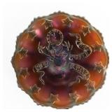 Carnival Glass: Fenton 1914 Parkersburg Elks Plate