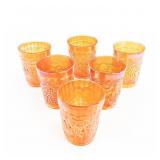 Carnival Glass: Imperial Tumblers 6-Pc