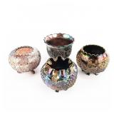 Carnival Glass Dugan & Westmoreland: 4-Pc Lot