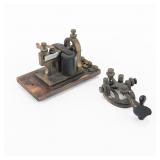 Morse Telegraph Key w/Sounder (2)