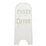Etched Glass Movie Theater Ticket Window