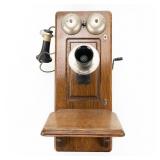 Western Electric Oak Wall Telephone