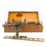Keuffel & Esser Brass Alidade w/ Case