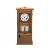 Oak Cincinnati Time Recorder Time Clock