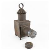 Vintage Punched Tin Magic Lantern