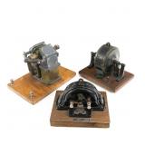 Antique Toy & Demonstration Electric Motor Trio