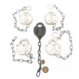 5 Adlake Padlocks, Chicago RTA - No Keys