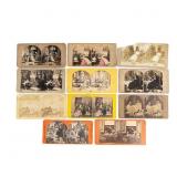 11 Comic Stereo View Cards