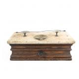 Antique Marble Top Prescription Scale