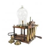 19th-C. Double-Barrel Vacuum Pump Set Lot