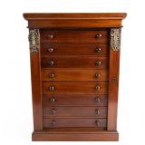 Antique Edwardian Specimen Cabinet 8 Drawers