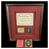 2  B.D. Maxham Daguerreotypes Same Man