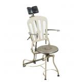 Antique Cast Iron Dental Exam Chair