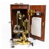 Antique Bausch & Lomb Research Microscope