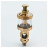 American Injector Co. Brass & Glass Drip Oiler