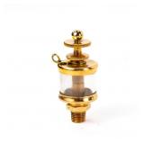 Michigan Lubricator Co. Brass & Glass Oiler