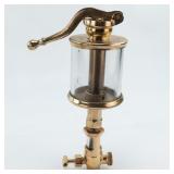 Lunkenheimer Alpha No. 6 Brass & Glass Body Oiler