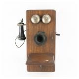 Oak Wall Phone Chicago Telephone Co. Elkhart, IN