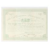Old Dominion Phonograph Co Stock Certificate