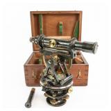 Antique C. Baker London Theodolite & Case