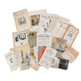 Vintage Advertising Pamphlets Lot