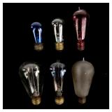 Antique Vintage Edison Mazda Light Bulbs (6)