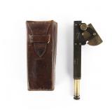 Antique Abney Level Clinometer Survey Instrument
