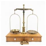 Vintage Brass Apothecary Balance Scale
