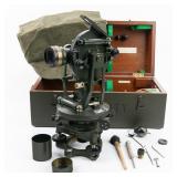 E.R. Watts & Son London Transit Theodolite W/Key