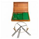 Antique Brass Three-Arm Station Pointer