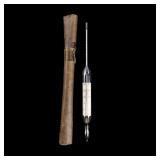 Antique German Glass Beer Hydrometer