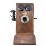 Western Electric Oak Wall Telephone
